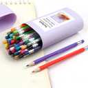 Colored Mechanical Pencil 2.6mm for Coloring and Drawing, Mechanical Colored Pencils, Mechanical Pencils with Sharpener and Portable Case,36pcs