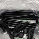 StorageWorks Under Bed Storage with Wheels, 10'' Underbed Storage Containers with Lid, 90L Clothes Organizer for Blankets, Sweaters, Bedding, 2-Pack, Black