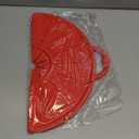 Silicone Splatter Screen for Frying Pan, Foldable Splash Guard, Multi-Use Grease Splatter Guard,Heat-Resistant Trivet Mat, 12" Non-Stick Oil Splatter Guard, Dishwasher Safe, BPA Free-red