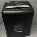 Amazon Basics 12 Sheet (new model) Micro Cut Paper and Credit Card CD Shredder With 6 Gallon Bin, Black