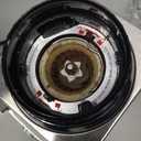 AMZCHEF Coffee Grinder, Burr Coffee Bean Grinder for Home Use with 48 Precise Grind Settings, Detachable Funnel Stand for Espresso, LED Control Panel, Anti-static Design, silver