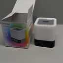 Night Lights Bluetooth Speaker, Alarm Clock Bluetooth Speakers Touch Sensor Bedside Lamp Dimmable Multi-Color Changing Bedside Lamp, MP3 Player, Wireless with Lights