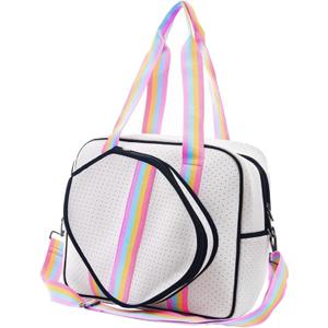 Pickleball Bag Racquet Carrying Bag Multipurpose Outdoor Sport Bag with Removable Adjustable Strap Pickleball Racket Bag