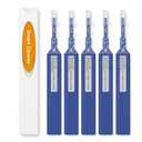 Fiber Optic One-Click Cleaner Pen, Push-Type Connector End Face Cleaning Tool, Up to 800 Uses, Anti-Static Design for LC or SC/FC/ST Connectors (5, LC/MU)