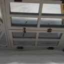 White Arched Window Mirror for Wall Decor, Farmhouse Wall Mirrors