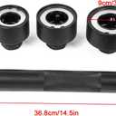 4 Pcs Steering Rack Tie Rod Tool Set, Inner Tie Rod Removal & Installer Kit with 3 Interchangeable Heads 30-45mm, Universal Axial Joint Remover for Car Truck SUV