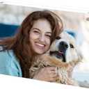 Cherrich Acrylic Picture Frame 4x6, Double Sided Photo Frames for Refrigerator with Magnetic Corners, Transparent Acrylic Frame for Desk or Tabletop Display Family,Wedding, Baby Pictures(1 Pack)