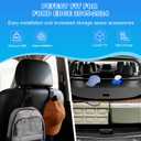 AUXKO Retractable Cargo Cover for Ford Edge 2024-2015, Trunk Cargo Cover Luggage Security Shade Cover for 2024 2023 2022 Ford Edge Shielding Shade Anti-Peeping Luggage Privacy Screen, Carbon Fiber