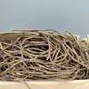 Norme 6 Pcs 47.2 Inch Lifelike Curly Willow Branches for Vases Artificial Decorative Dried Twigs Tall Plastic Vine Bendable Stick for DIY Plant Crafts Farmhouse Wedding Winter Home Hotel Decor(Brown)