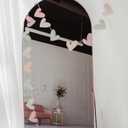 Paper Heart Garland Pre-Strung (No DIY!) Conversation Heart Garland Pastel Valentines Decor, 11 Foot Paper Banner for Galentines, Baby Showers, Weddings, and Valentines Day Decorations