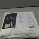 LuxClub Queen Sheet Set, 100% Viscose Derived from Bamboo Cooling Sheets, Breathable & Soft Deep Pocket Up to 16", Hotel Luxury Silky Sheets Queen Size, White