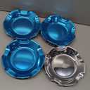 4PCS Polished Aluminum Cover Wheel Center Caps Hubcap Cover Compatible with Chevrolet Silverado Avalanche Suburban Tahoe 2007-2014 Replace#9596007 9595152 (20" 5-Spoke Wheels Only)