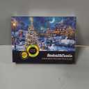 Becko US Puzzles for Adults 1000 Pieces, Wooden Jigsaw Puzzles, 1000 Piece Puzzle for Adults, Christmas and Holiday (Snow Scene)