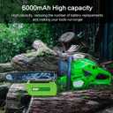 TREE.NB 6.0Ah 40V 29472 Lithium Battery Replacement for GreenWorks 40V G-MAX Li-ion Battery 29472 29462 2901319 Power Tools 24282 24252 21332 25322 20672 2101602 20312