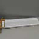 No Drill Blackout Cellular Shades for French Doors, 1 Pack, 26"x70", White