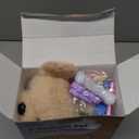 Toy Dog That Walk and Bark, Pet Care Playset - Remote Control Leash Interactive Electronic Plush Puppy, Tail-Wagging Stuffed Dog, Birthday Gift for Kids Girls Boys Aged 3-6 Year (Golden)