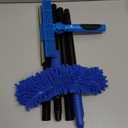 VITEVER Professional 69'' Window Squeegee Cleaner Tool with Extension Pole, 2-in-1 Squeegee for Window Cleaning Kit with Scrubber and Rotating Head, 1 Blade 2 Scrubber