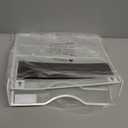 3-Tier Magnetic File Holder, No Drilling Installation File Cabinet Organizer, White Magnetic File Organizer, Magazine Rack, Magnetic Paper Holder for Refrigerator, File Cabinets, White