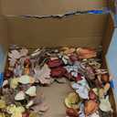 AMF0RESJ Artificial Fall Wreath for Front Door Autumn Wreath with Golden Eucalyptus Leaves, Oak Leaves for Indoor Outdoor Farmhouse Home Wall Window Festival Wedding Decor