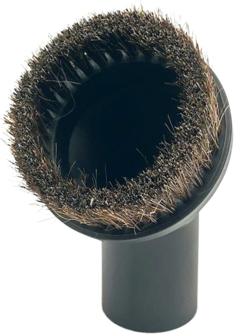 Round Horse Hair Vacuum Brush Attachment for Shark Vacuums, Compatible with Miele C1 Shark NV350 NV360 NV500 NV501 HV300 HV301 HV322 HV371 HV372 (1-3/8'' Vacuum Dusting Brush)
