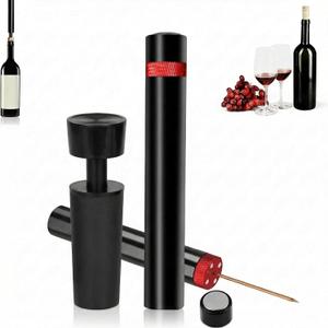 Air Pressure Wine Opener with Vacuum Stopper, Effortless Wine Bottle Opener Pump, Portable Pen-Style Cork Remover, No More Broken Corks, Perfect Wine Gift for Home, Party & Travel