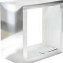 SietDESEO Silver Card Box for Party with Clear Window Large Gift Card Box Holder for Wedding Reception Birthday Graduation Baby Shower Raffle Ticket Box