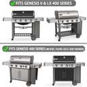 Genesis II E-410 S-435 Grill Replacement Parts 66097 Grates 66033 Flavorizer Bars 66686 Heat Deflectors for Weber Genesis ii 400 Series Grill Parts GS4 GBS 2 E410 E435 ii LX E-440 LX S-435 SE-410 S435