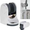 Shower Head Holder Suction Vacuum Suction Cup Shower Head Holder Height Adjustable Shower Wand Holder Plastic Suction Holder for Handheld Shower