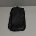 Travel Toiletry Bag for Men and Women, Travel Shaving Dopp Kit Water-resistant Bathroom Toiletries Organizer PU Leather Cosmetic Bags (Black)