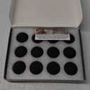 Magnetic Curtain Weights 24 Pack of Waterproof Magnets, Great Home Decor for Bathroom, Shower, Liner, Flags, and Sheer, Heavy Duty Works Outdoor to Stop Wind (24 Pack, Black)