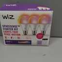 WiZ Connected Smart Light Bulbs, Sunset to Sunrise Automation + Motion Detection + Control with Voice or App, Full Color A19 60W 800LM Indoor, Matter Compatible -3 Pack