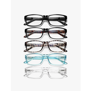 Gaoye Professional Reading Glasses for All Day - Computer Readers with Blue Light Protection - Value Pack