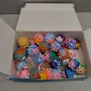 48 Pack Light Up Party Favors for Birthday, Glow in The Dark Party Supplies, Pop Fidget Toys Bulk 3D Stress Ball Toy, Squeeze Toys, Easter Filler, Classroom Prizes Stocking Stuffers for Adults Toddler