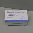 0.5ml Syringe with Cap, 29G 1/2" 13mm 1/2cc Syringes, Disposable Individual Package, Pack of 100