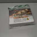 Homemory Flameless Votive Candles with Timer, 2" x 2" Real Wax, 400+Hour Realistic Black Wick Battery Operated Candles, Set of 6 for Wedding, Party and Holiday Decoration (Battery Included)