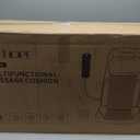 belhope Shiatsu Neck and Back Massager with Heat, 4D Kneading Back Massager for Pain Relief Deep Tissue, Comfortable Back Massage for Chair, Massage Mat for Office Home, Gifts for Men Women Parents (Black-3)