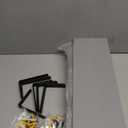 WOPITUES Wood Floating Shelves Set of 6, Shelves for Wall Decor, Farmhouse Shelf for Bedroom, Bathroom Storage Shelves, Book Shelves for Living Room-Grey (16.5 Inch)