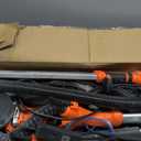 POPBULL Electric Drywall Sander (1050W) With Vacuum, Heavy Duty Drywall Sander with LCD Digital Display,9 Variable Speed 800-2100RPM,Foldable & Extendable Handle,12pcs Sanding Discs,Wood Floor etc