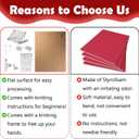 1216 Inch Macrame Board and Pins Kit, Double Sided Grids Handmade Braiding Macrame Board with Instructions - Perfect Macrame Tools and Supplies for Bracelet Creating, Knotting Creations