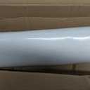 Relaxweex 24 Inch x 10 ft x 30 Mil Extra Large Adhesive Magnetic Sheet Roll Not Printable Adhesive Backing Cut and Customize Flexible Sheets Blank White Surface Magnetic Sign for Craft Photo Craft