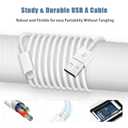 7 x Odonm 6.6Ft USB A to USB C Charging Cord for iPad Pro 13/12.9/11 Inch, iPad Air 5/4th Generation, Mini 6, iPad 10th 11th Gen, iPad Fast Power Cord for iPhone 17/16/15 Pro Max/Plus Car CarPlay Cable