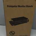 OPNICE Desk Organizers and Accessories, 2-Tier Computer Monitor Stand with Drawer and 2 Pen Holders, Laptop Stand, Office Desk Accessories for Office Supplies, Rose Gold