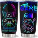 Gamer Gifts for Men, Easter Gifts for Gamers Kids, Gaming Stuff Mugs, Cool Christmas Birthday Gift for Him Men Teenage Teen Boys Boyfriend Husband, Video Games Stainless Steel Tumbler 20oz