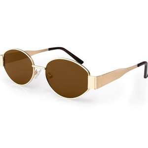 livho 2025 Trendy Oval Sunglasses - Stylish Polarized Shades for Everyday - Retro Metal Frames