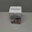 ThermoMaven Upgraded Larger Capacity Electric Salt and Pepper Grinder Set, 110ml Rechargeable Salt and Pepper Shaker with LED Light, Stainless Steel Automatic Pepper Mill with 6 Adjustable Coarseness (Silver)