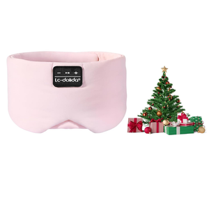LC-dolida Sleep Mask with Bluetooth Headphones, Ice Silk Sleep Mask with Bluetooth 5.4, Total Blackout Eye Mask for Sleeping