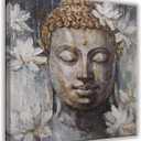 48x32  TAIJXAGSG Canvas Wall Art Decor Buddha Art Print Modern Home Decor for Living Room, Bedroom, Office