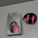 Vanderfields - Hearing Protection Ear Muffs - Over 31 dB (2K Hz) Broad Noise Cancelling Sound Reduction - Adults & Teens (Pink Rose)