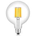 OMAYKEY 12W Dimmable Large LED Globe Bulb 3000K Soft White, 100W Equivalent 1000 LM E26 Medium Base, Vintage Edison G125(G40) Oversize Globe Clear Glass LED Filament Light Bulb, Deep Dimming Version