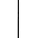 LOZOHOM 9.5-inch Globe Pendant Lights Kitchen Island, Mid Century Black Pendant Lights Fixtures with Milk Globe Glass Shade, Adjustable Hanging Rod Ceiling Light for Dining Room Entryway (1 pc)